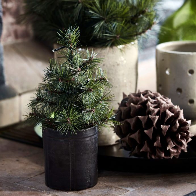 Vánoční stromeček se světýlky Pine 30cm
