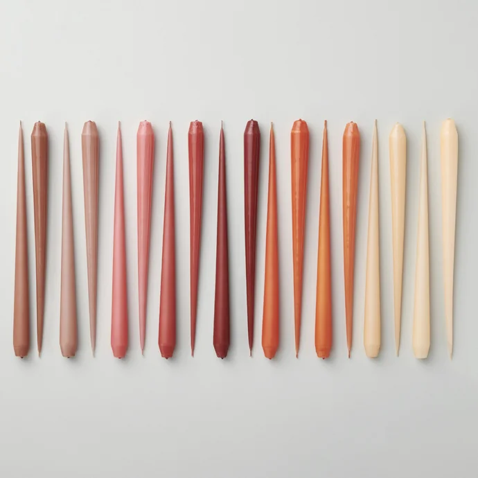 Svíčka Taper 32 cm – 29 Rosehip – set 2 ks