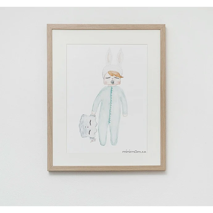 Plakát do dětského pokojíčku Rabbit Cloud