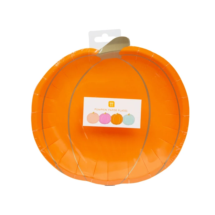 Papírové tácky Pumpkin - set 8 ks