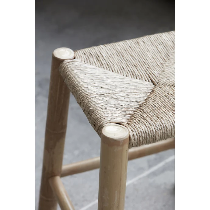 Bambusová stolička s výpletem Seagrass