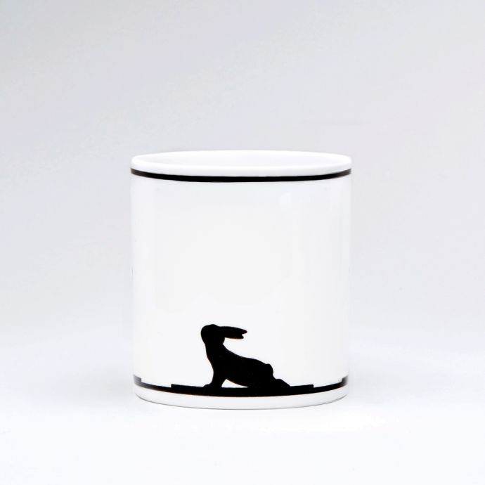 Porcelánový hrnek Yoga Rabbit