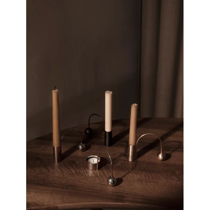 Kovový svícen Brass Balance Candle Holder