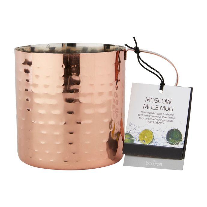 Plechový hrnek Hammered Moscow Mule Mug 550 ml