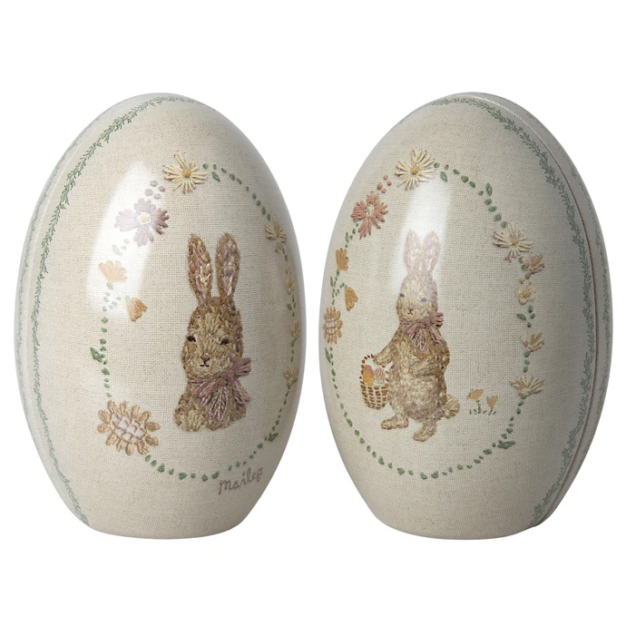 Velikonoční dekorace Easter Egg Metal  - set 2 ks