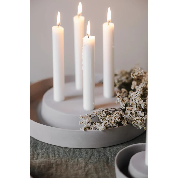 Adventní svícen Valltorp Grey ⌀ 30 cm
