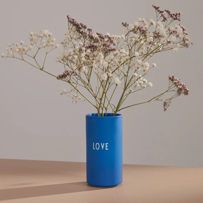 Porcelánová váza Love Cobalt Blue 11 cm