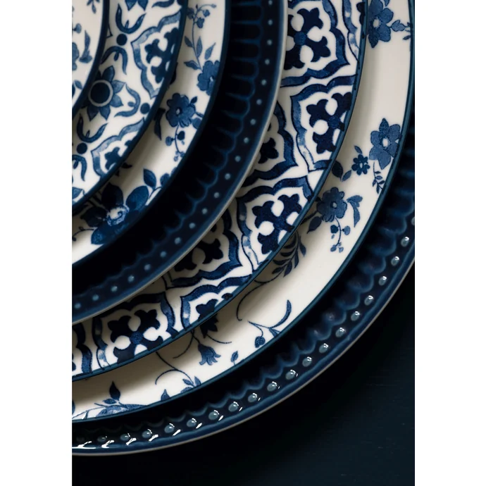 Porcelánový talíř Hope blue