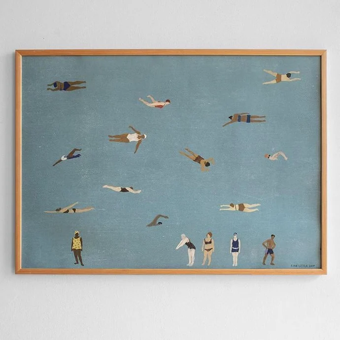 Plakát Swimmers 70x50 cm