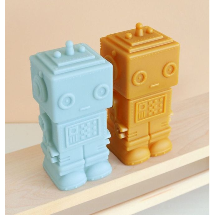 Dětská LED lampička Robot Aztec Gold