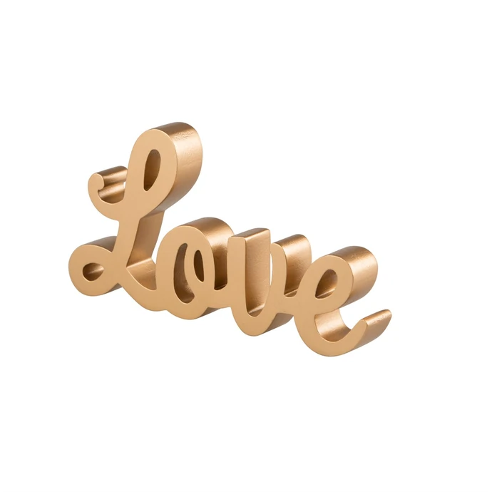 Dekorativní zlatý nápis Love