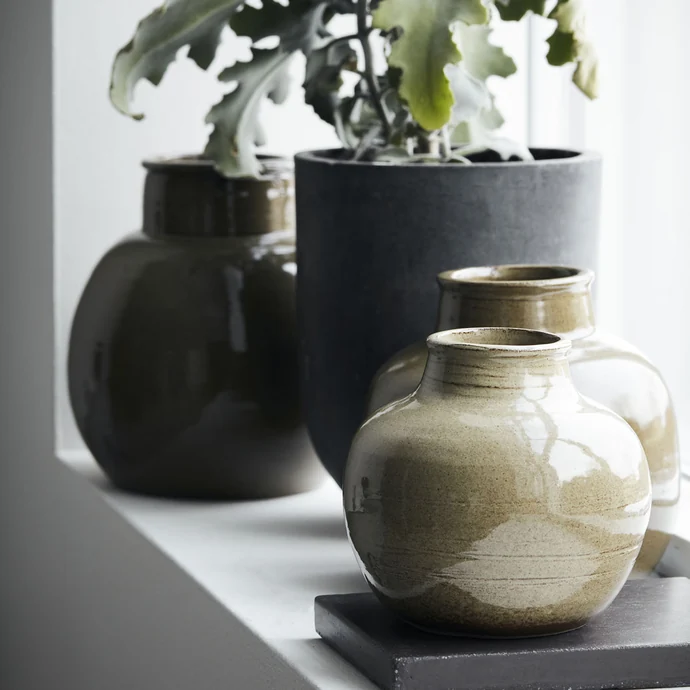 Keramická váza Aju Green