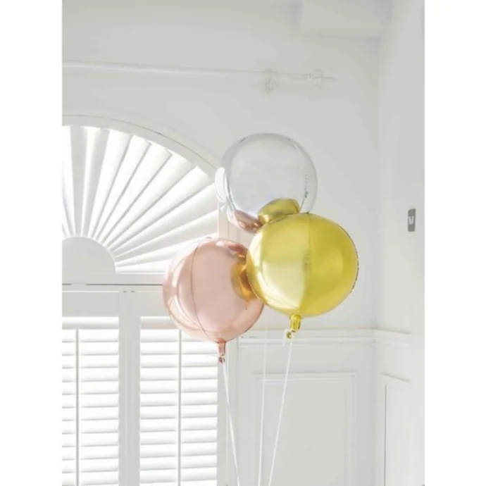 Nafukovací balón Silver ⌀ 38 cm