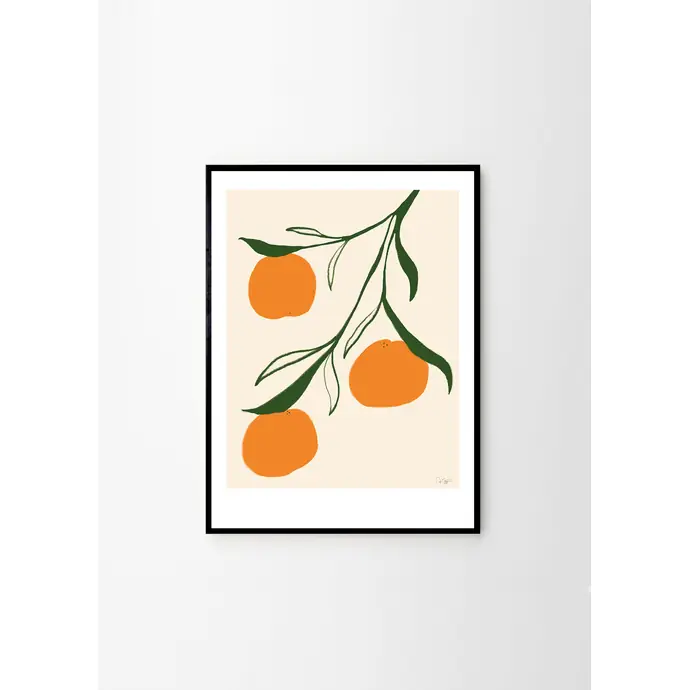 Autorský plakát Orange by Anna Mörner 30x40 cm