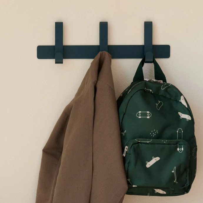Kovový věšák Kasper Whale Blue Medium - 3 háčky