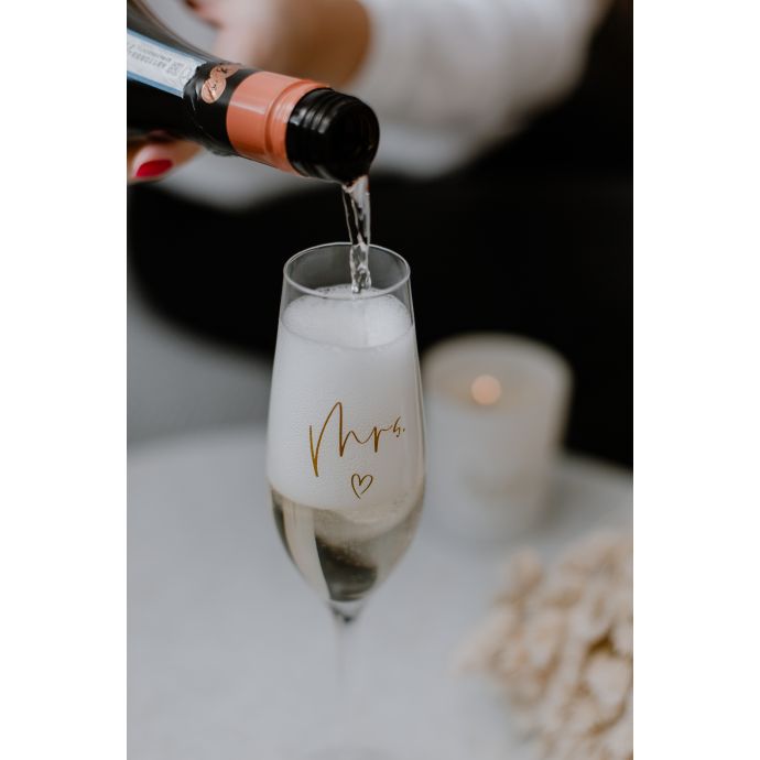 Sklenice na sekt Mrs.