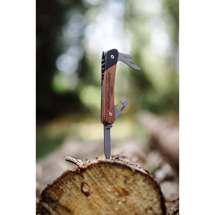Multifunkční zavírací nůž Wood & Titanium Finish