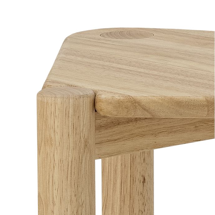 Odkládací stolek Kassia Nature Rubberwood 46 cm