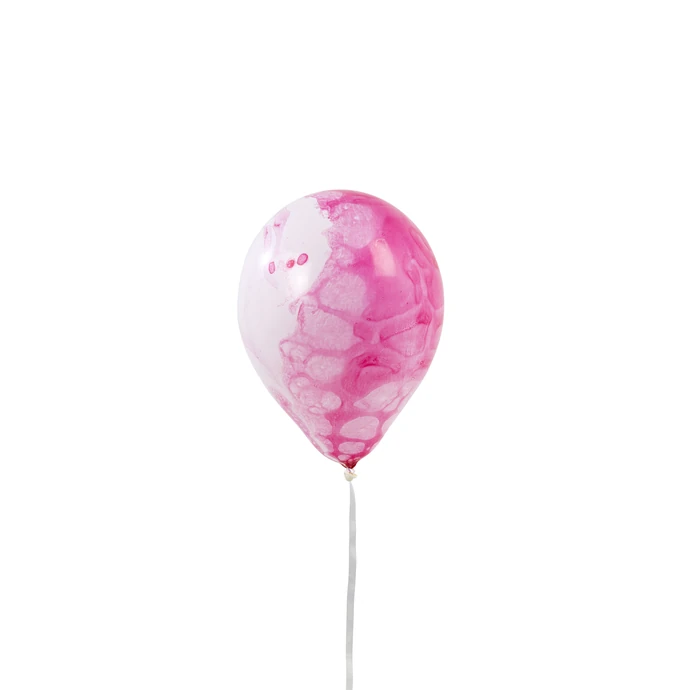 Nafukovací balónky Pink Marble - 12 ks