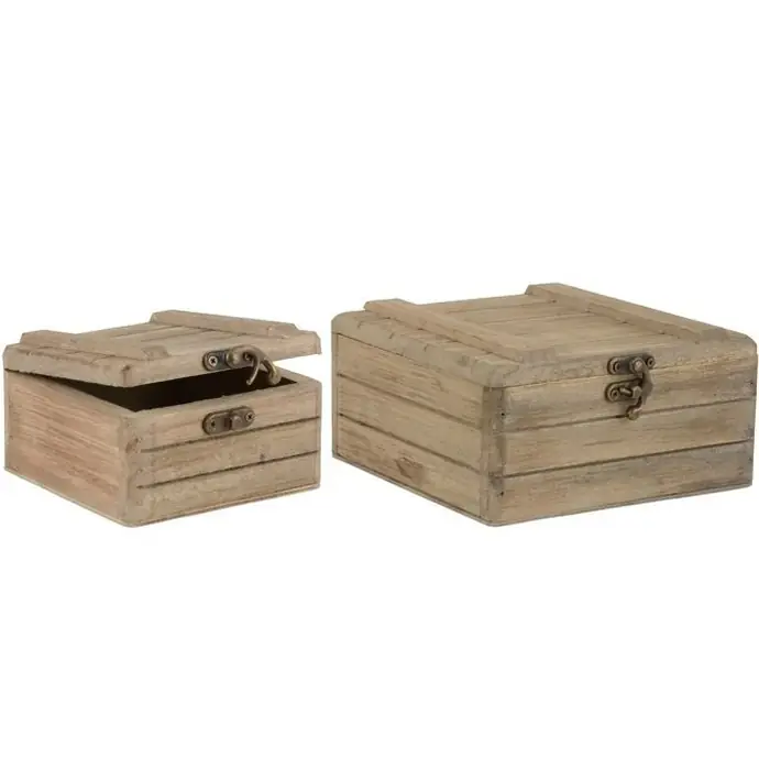 Dřevěná krabička Recycled