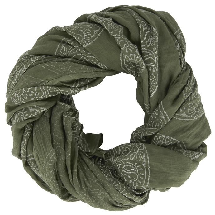Bavlněný šátek Pattern Green/Blue