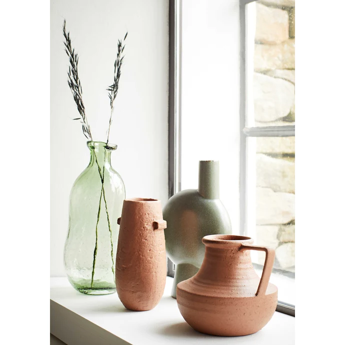 Skleněná váza Organic Green