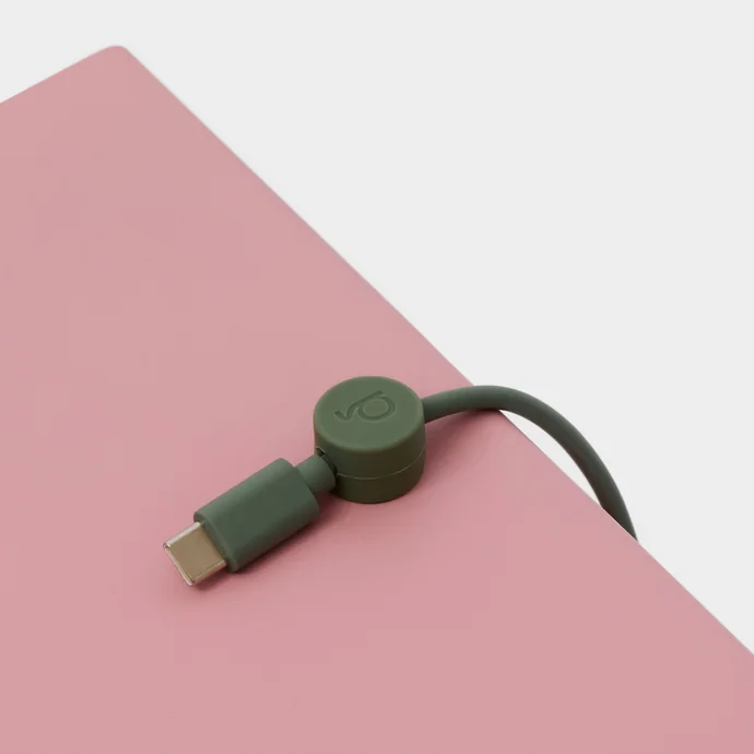 Magnetické kabelové klipy Mossy Green – set 5 ks