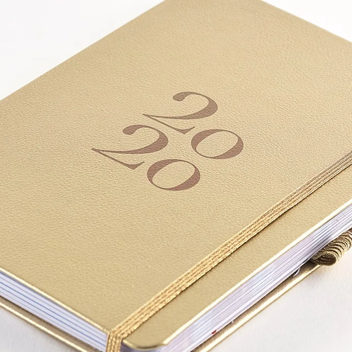 Plánovací diář Perfect Gold Diary 2020