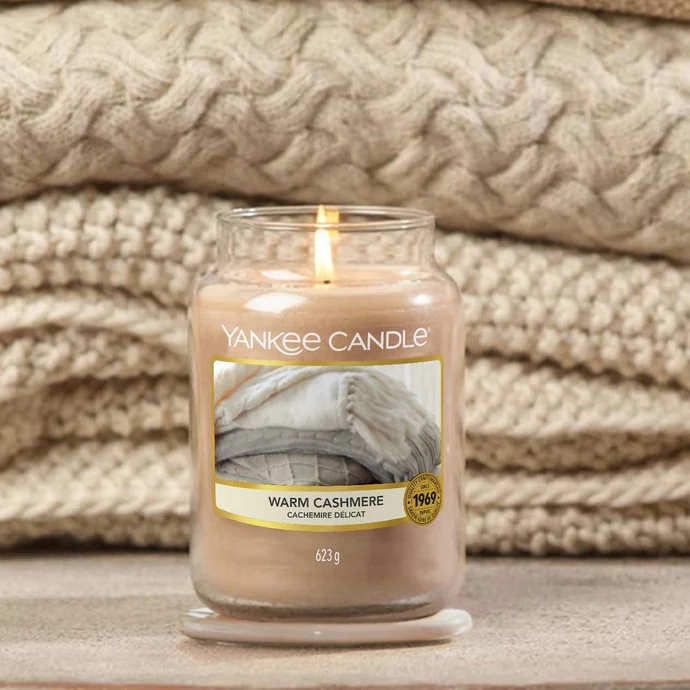 Svíčka Yankee Candle 623gr - Warm Cashmere