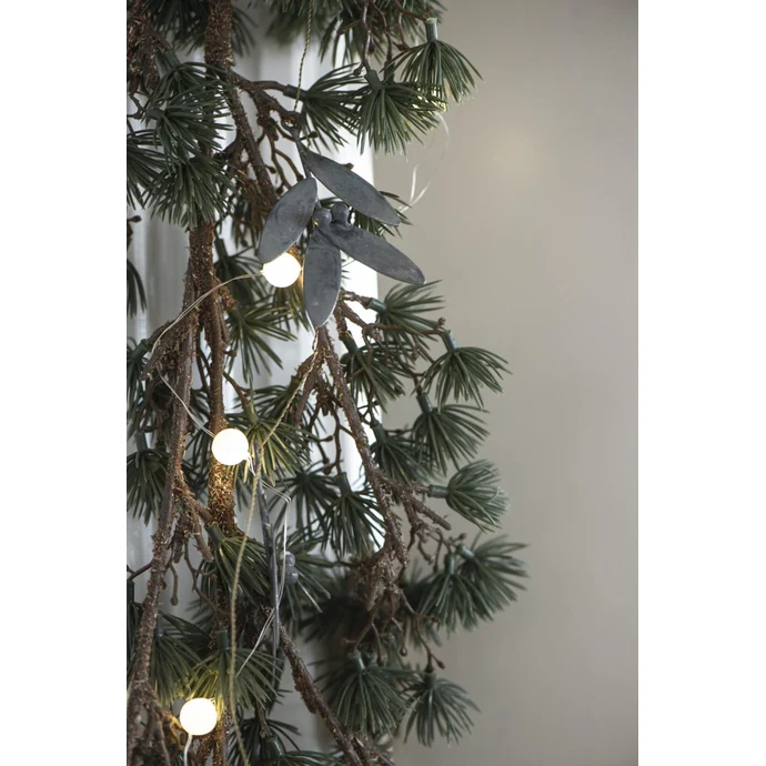 Závěsná vánoční dekorace Mistletoe Grey