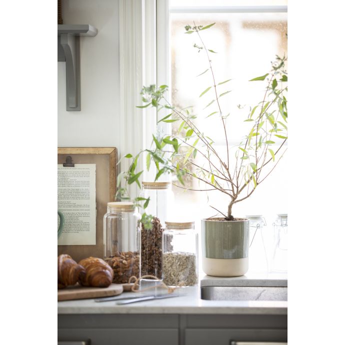 Skleněná dóza s víkem Bamboo 1,75l