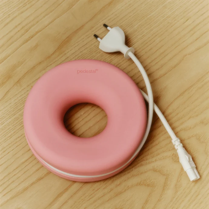 Silikonový organizér kabelů Bagel Bubble Gum
