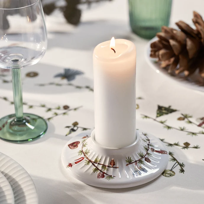 Porcelánový svícen Hammershøi Christmas 13 cm