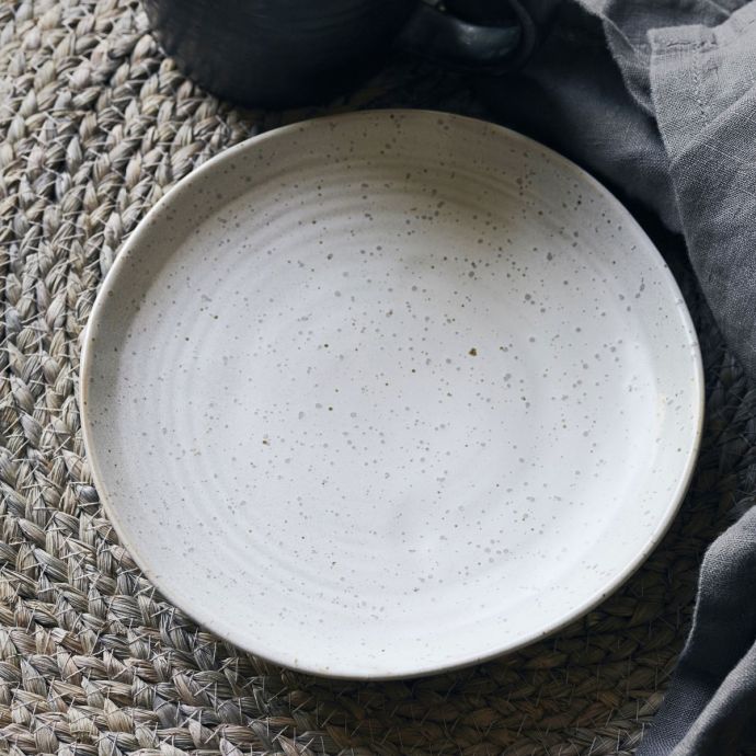 Porcelánový dezertní talíř Pion Grey/White