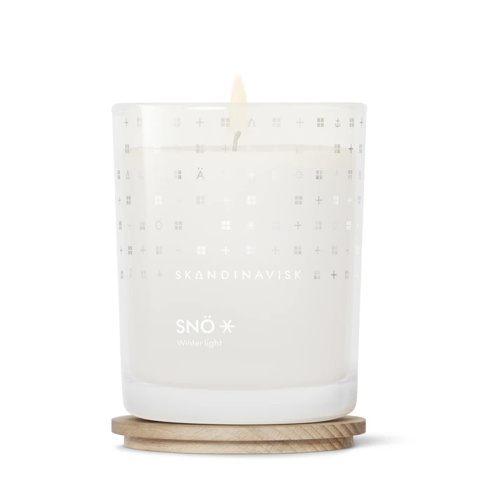 Vonná svíčka ve skle SNÖ (sníh) 200 g