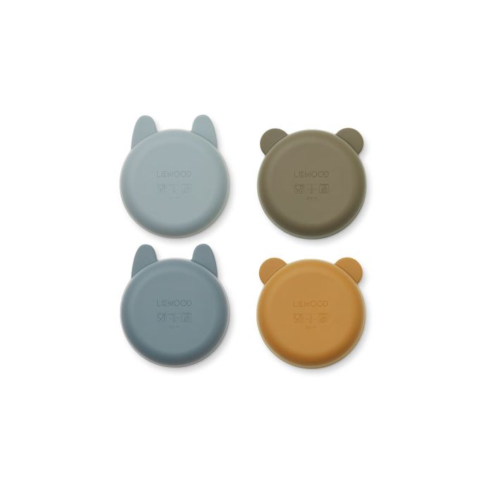 Silikonová miska Iggy Golden Caramel Blue