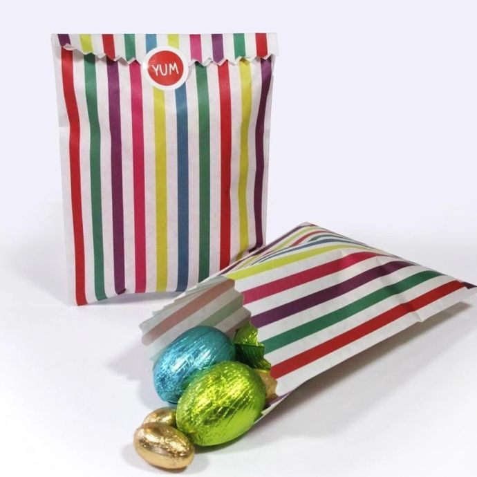 Papírový sáček Treat Bag Multi-colour – 10 ks