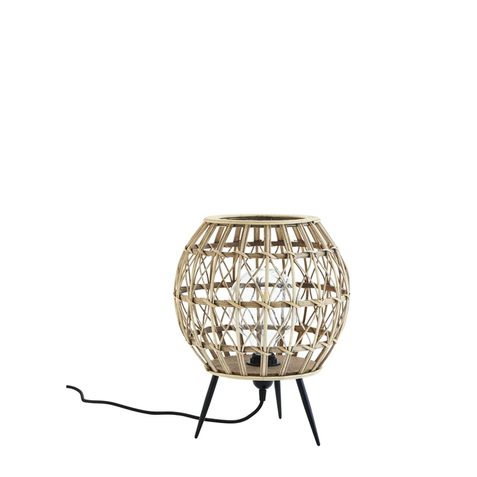 Ratanová stolní lampa Rattan