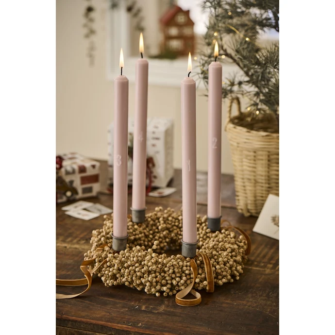 Adventní svíčky 1-4 Rosa Malva
