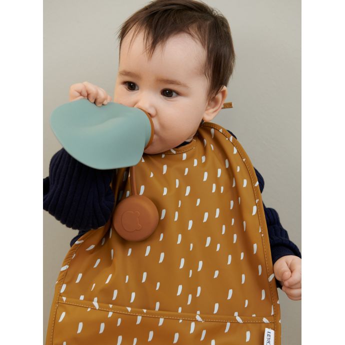Dětská lahev na smoothie Silvia Mustard/Peppermint - Set 2 ks