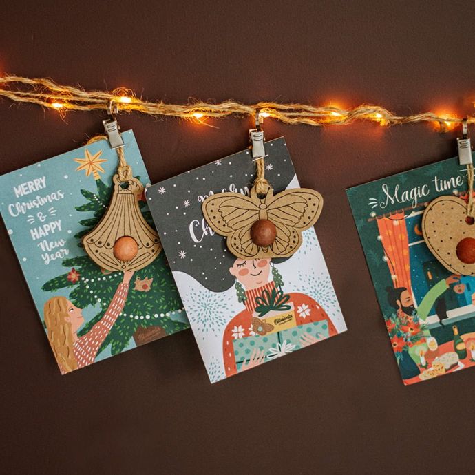 Semínka divokých květin Butterfly / Gifts + vánoční kartička