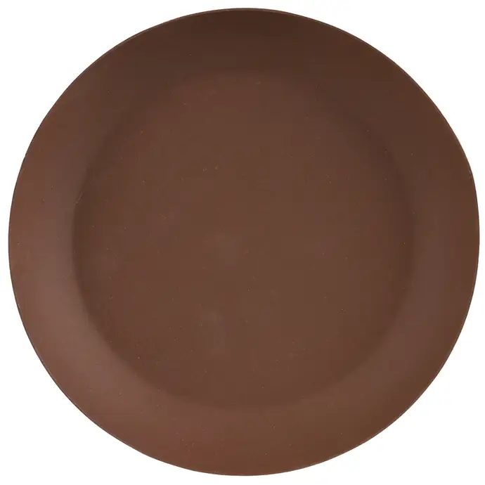 Kovový svícen / tácek Antique Brown 15 cm