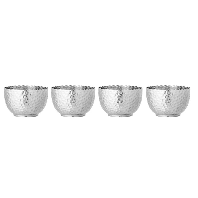 Hliníková miska Silver - set 4ks
