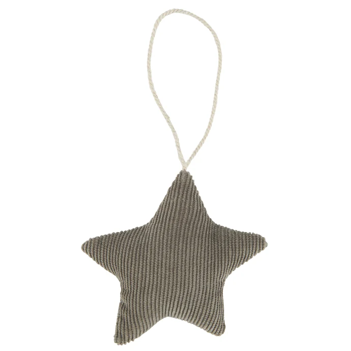 Vánoční textilní ozdoba Textile Christmas Star