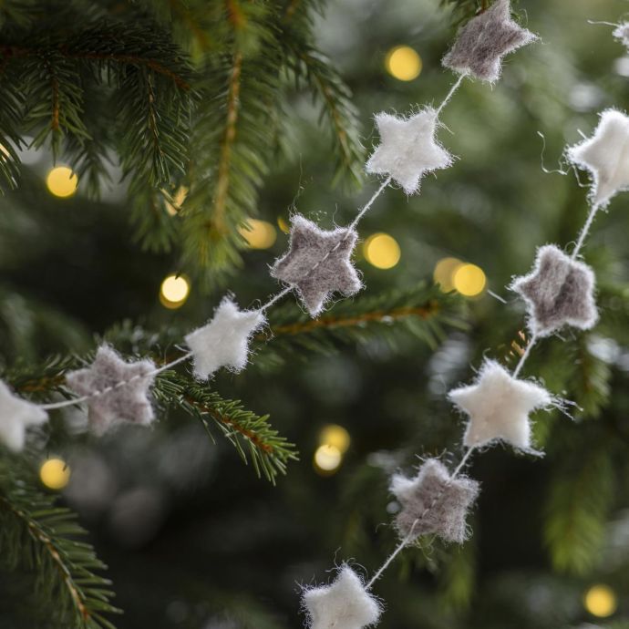 Girlanda Stars Felt