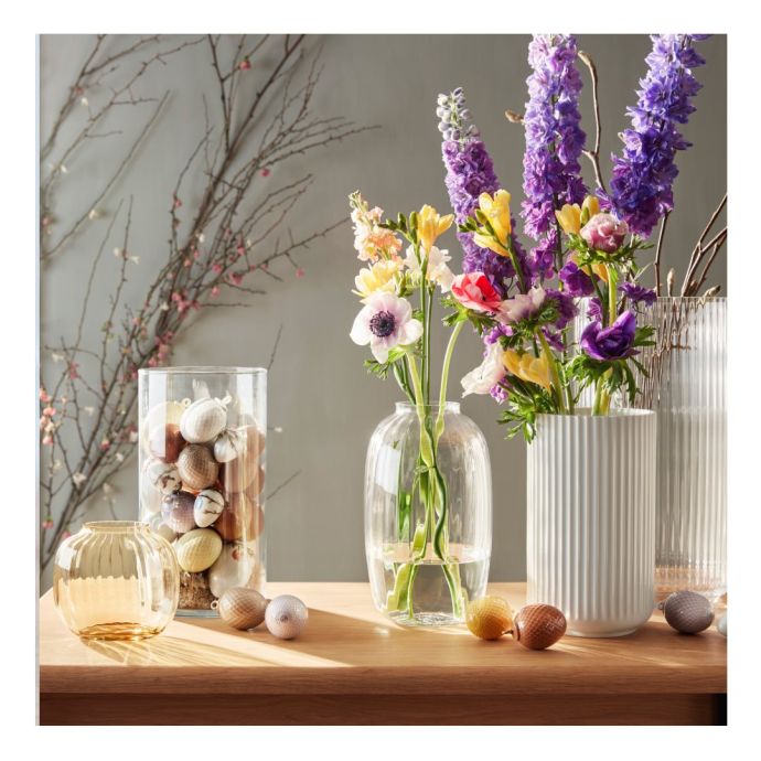 Porcelánová váza Vase White 20 cm