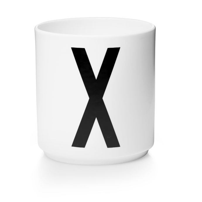 Porcelánový hrneček/dózička Letters