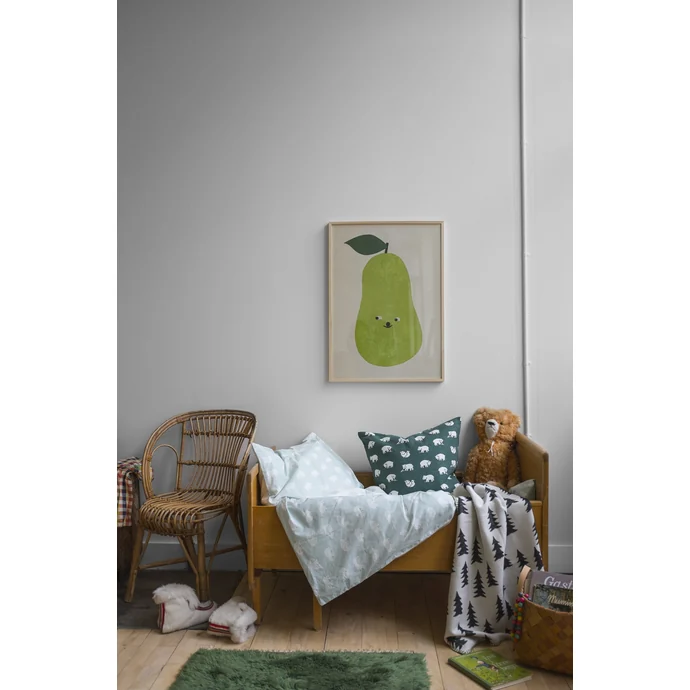 Dětské povlečení Björn Sage green 110x130 cm