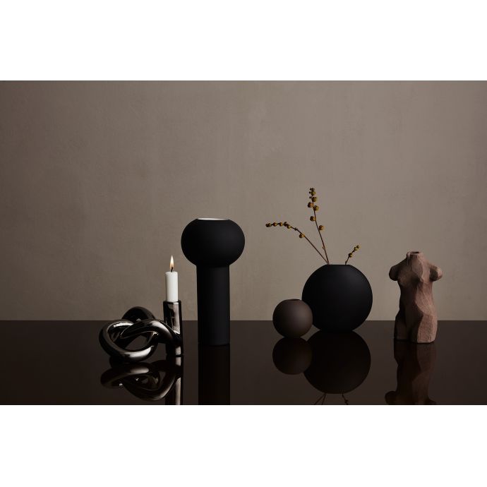 Keramická váza Pastille Black 15 cm