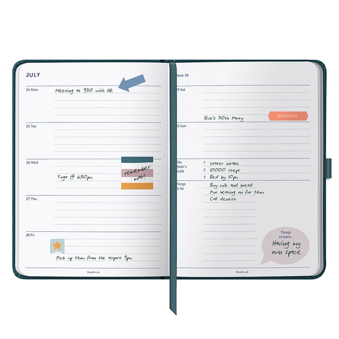 Týdenní plánovací diář Goals Diary Pine 2023